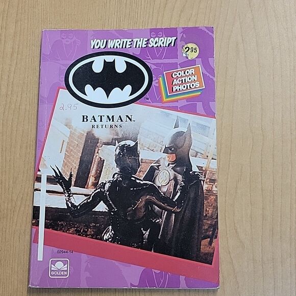 Batman Comic Book 1992, Batman Forever Vhs, Book, Folder, Paper Mask - Picture 9 of 13